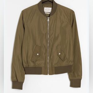 Olive Bomber Jacket